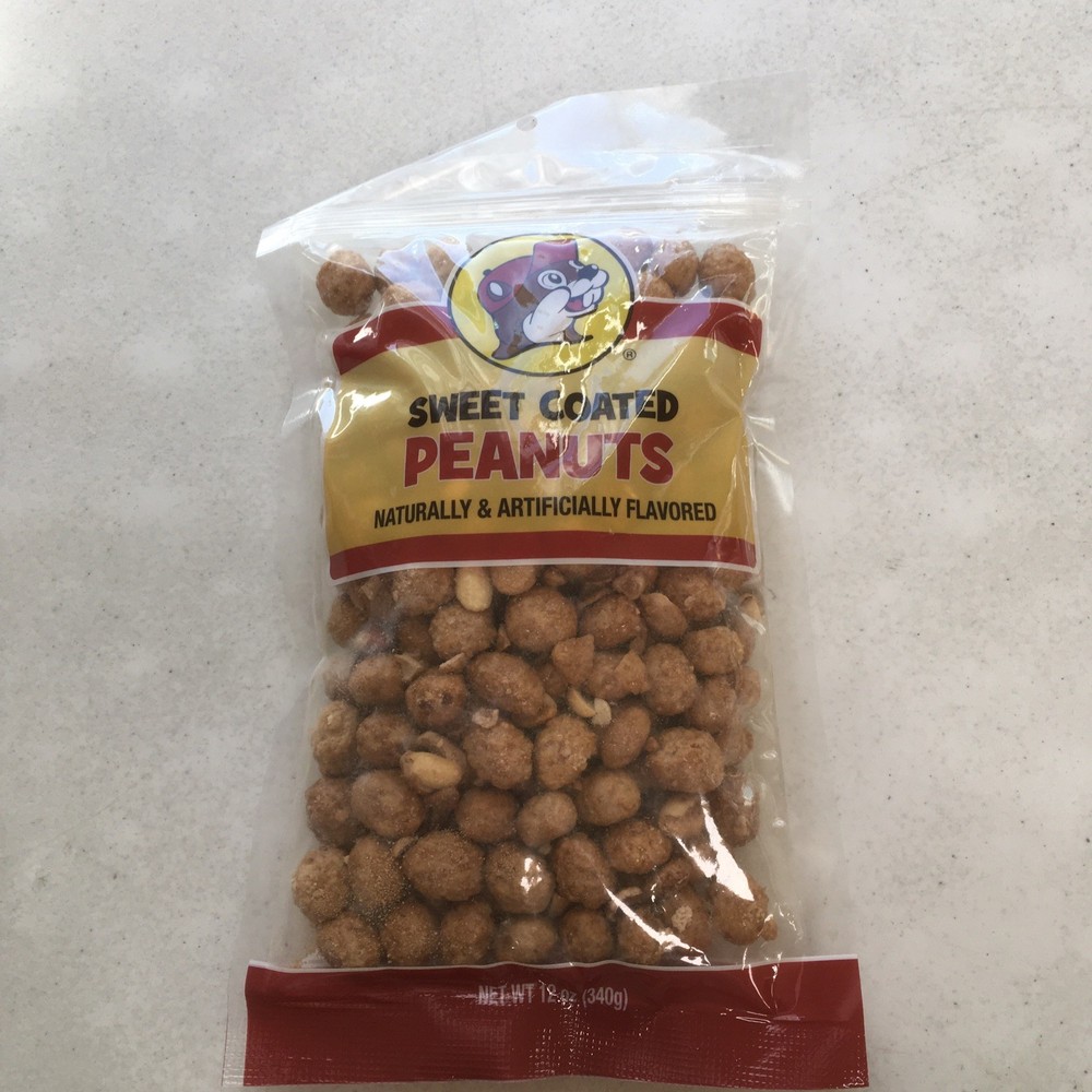 Bucees Sweet Coated Peanuts 12oz