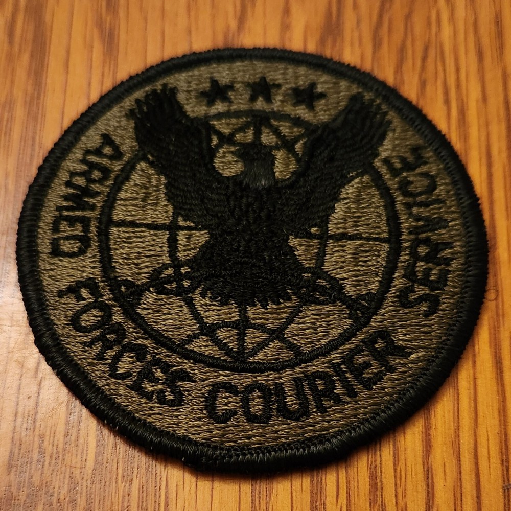 US Defense Patch Armed Forces Courier Service Patch Vintage Original