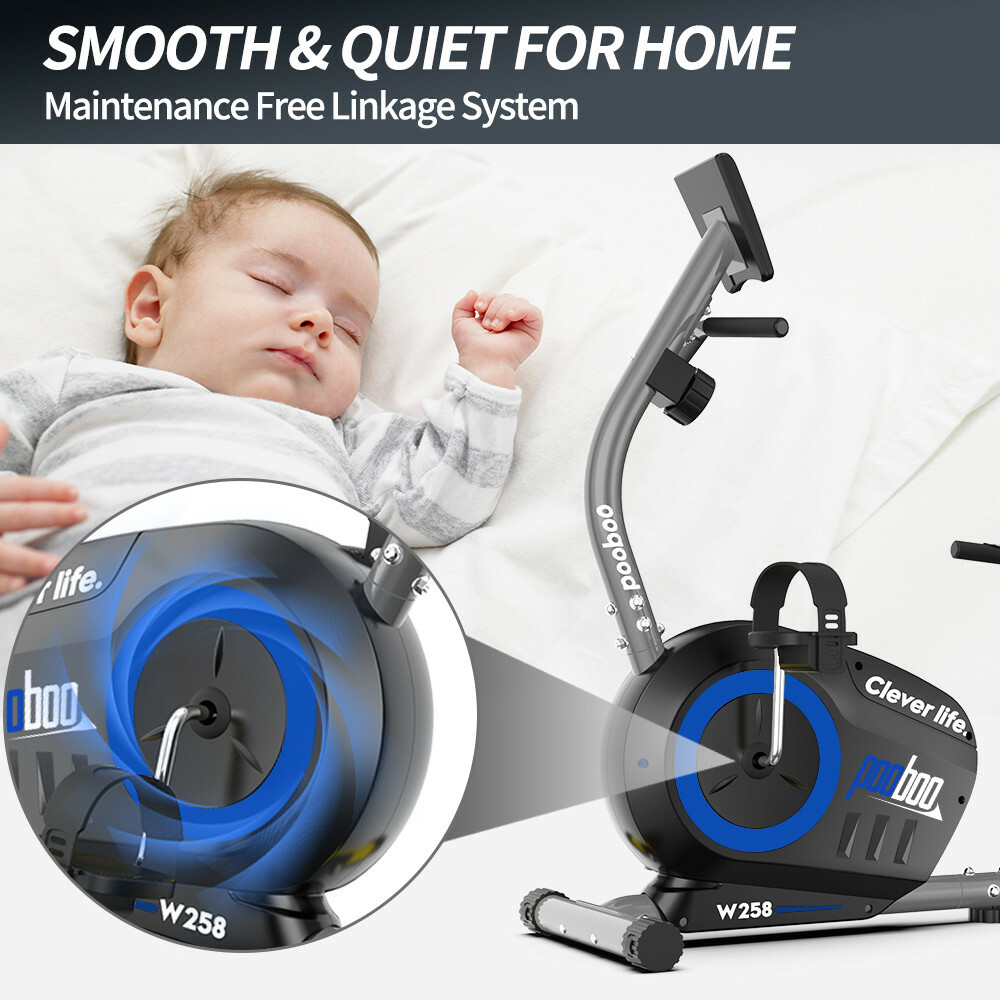 Magnetic Exercise Bike Indoor Cycling Bike Stationary Fitness Bike Home Workout