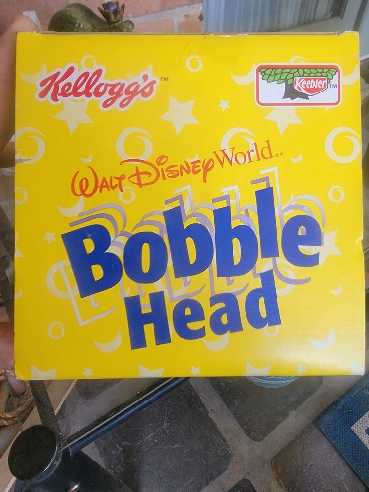 Mickey Mouse bobble head, Kelloggs, Keebler, 2002, never opened.