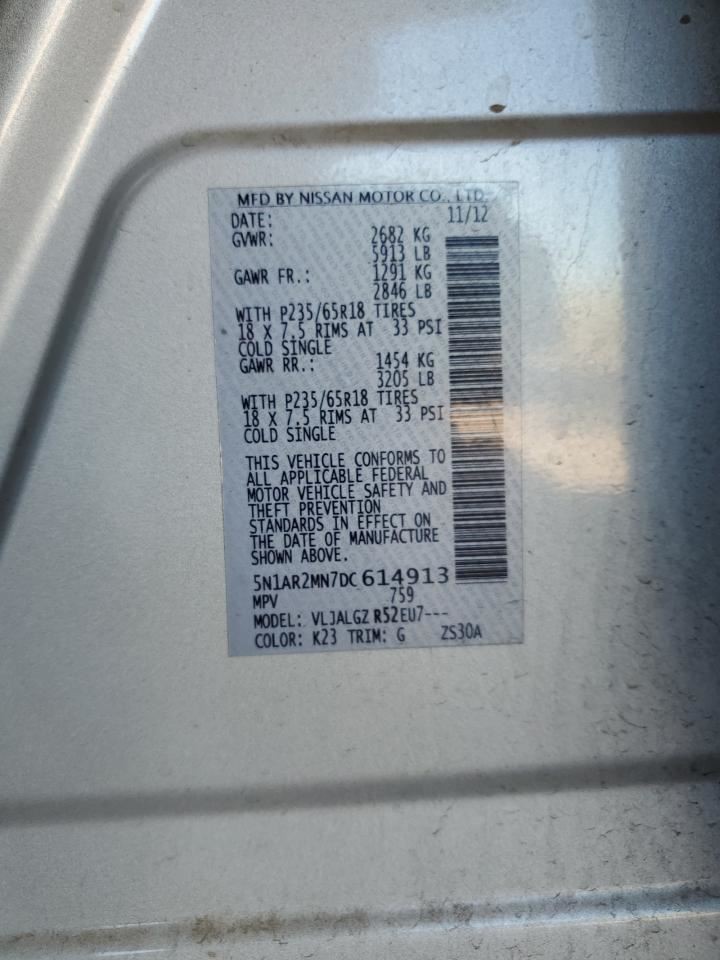Temperature Control AC Front 3 Dial Control Fits 13-16 PATHFINDER 2477758