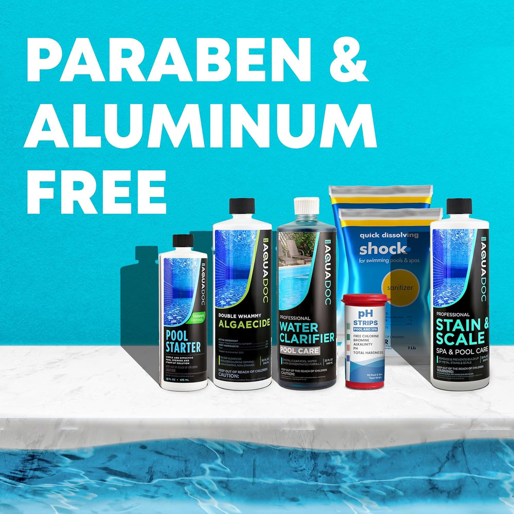 Pool Opening Kit - Pool Starter Kit for Inground Pool & Above Ground Pool Chemic