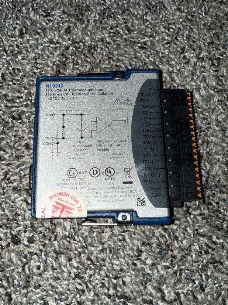 National Instruments NI 9213 cDAQ Temperature / Thermocouple Input Module