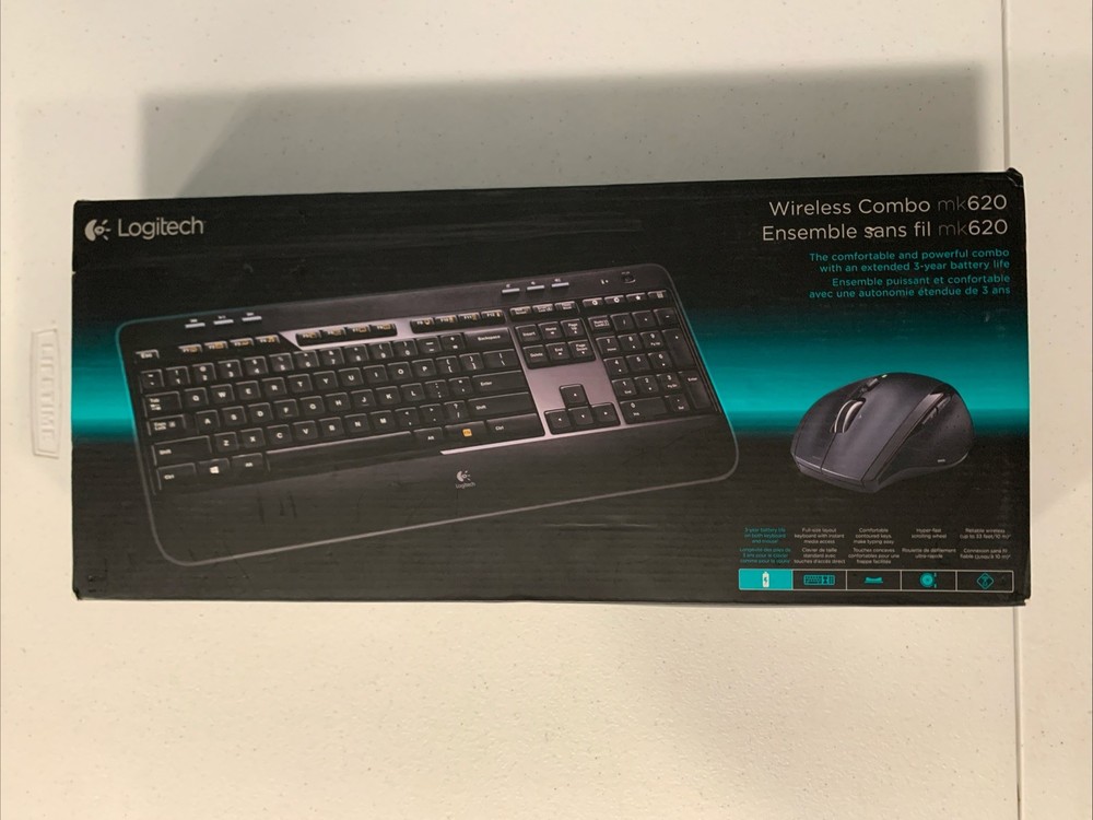 Logitech MK620 (Wireless Mouse & Keyboard Combo) New - Open Box
