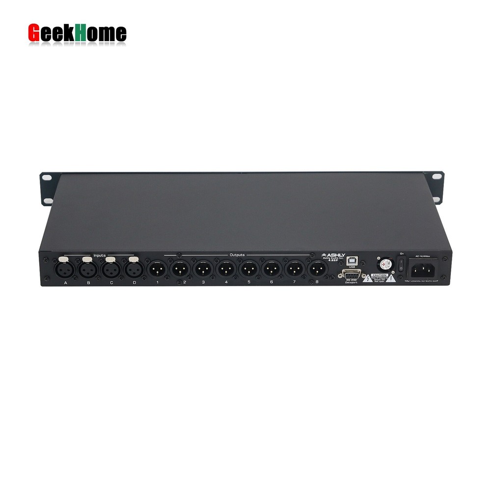 4.8SP 110V Digital DSP Audio Processor Original Software 4 In 8 Out Sound System