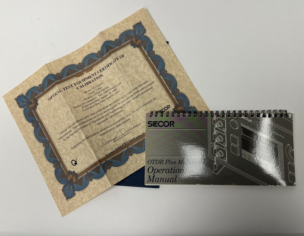 Siecor 383-MD55 OTDR Plus Multitester - UNTESTED