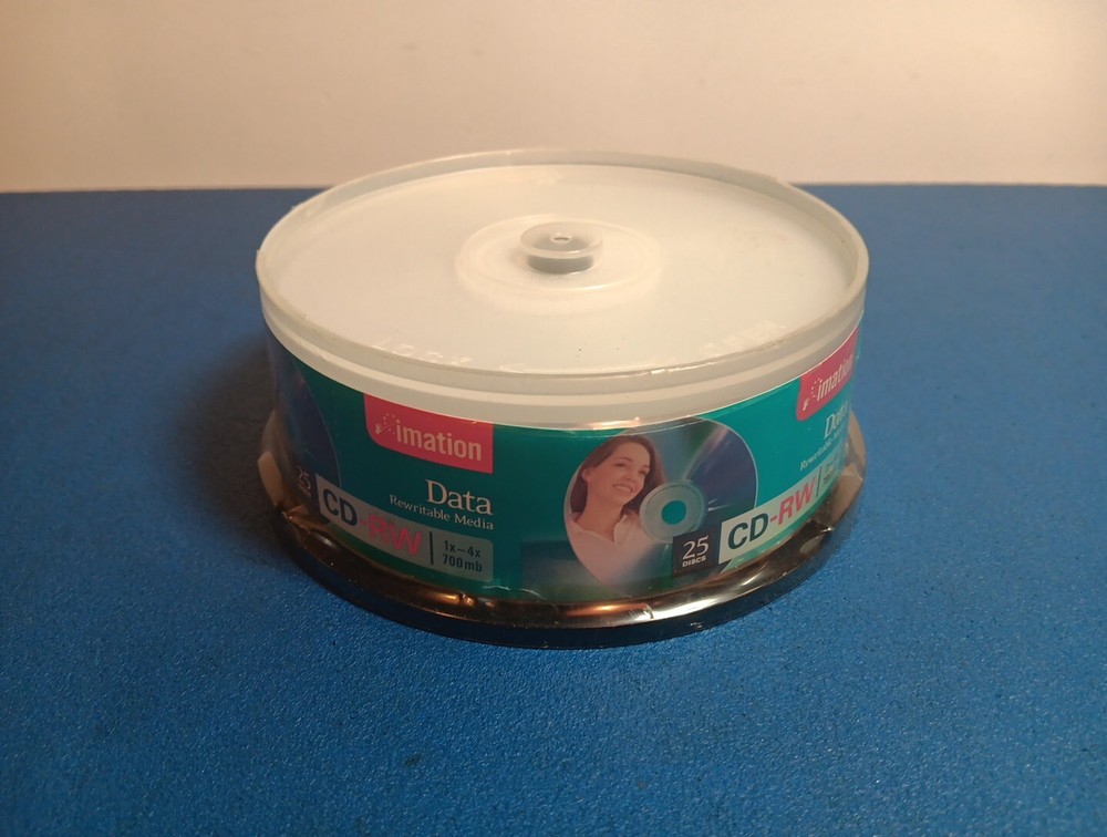Imation 700MB/80 Min CD-RW Data Rewritable Media (25-Pack Sealed)