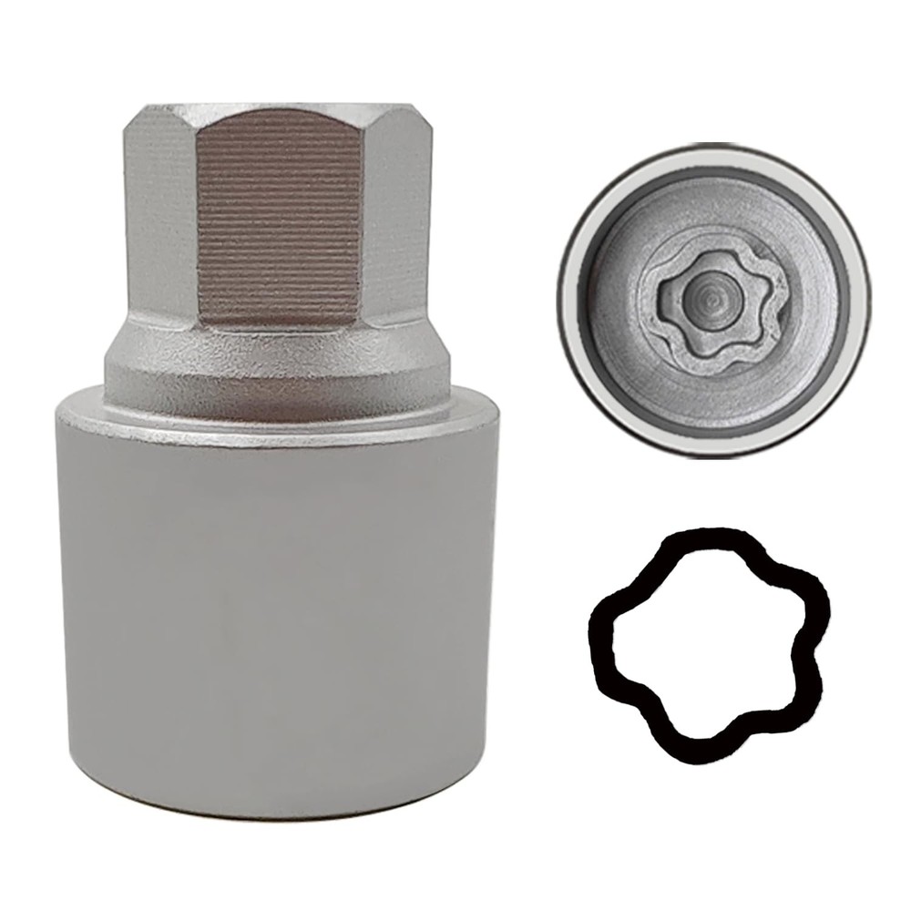JEUCLEL 048 Wheel Locking Nut Key Socket Compatible with BMW 048