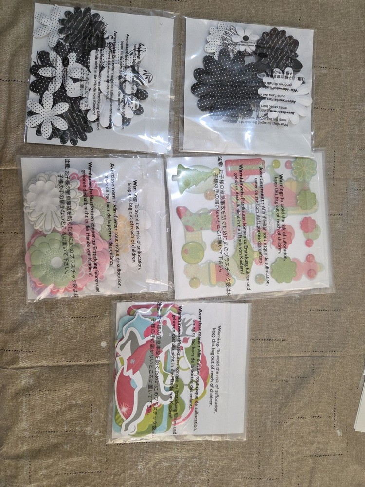 Creative Memories 200+ Pieces Papers/Borders/Stickers Ect. Case Included