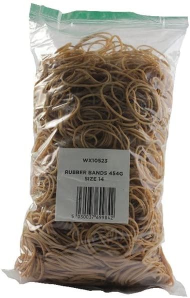 Whitebox 454G Size 14 Rubber Bands