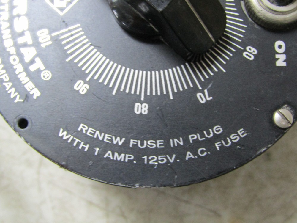 💥POWERSTAT 2PF10 VARIABLE AUTOTRANSFORMER 120 VAC INPUT 0-132 VAC OUTPUT