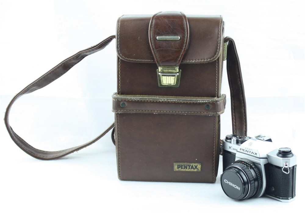 Pentax Camera Hard Brown Case (fits Canon Nikon)