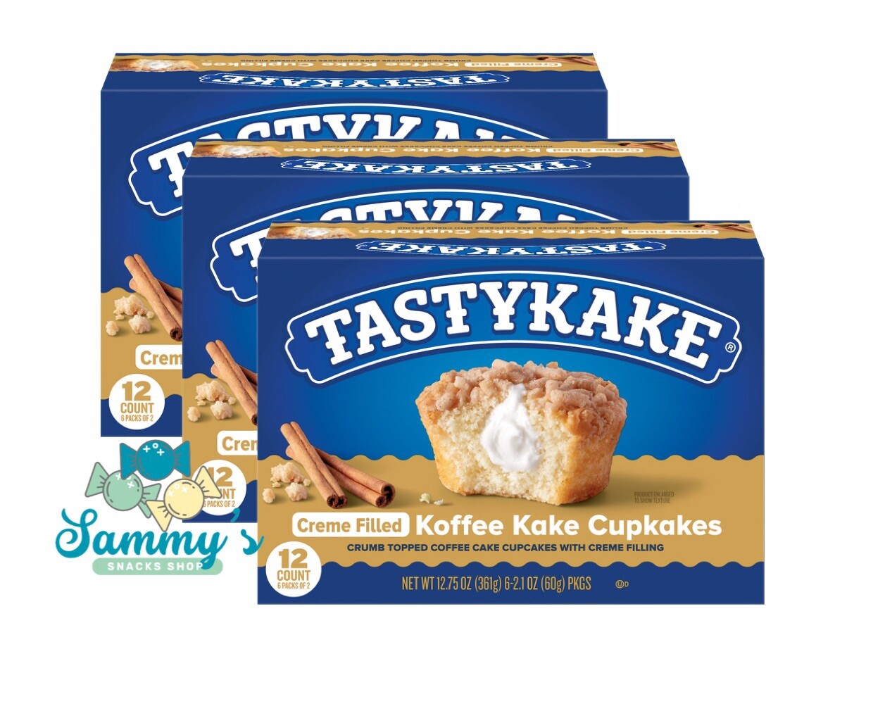Tastykake Koffee Kake Cupcakes 3 Boxes