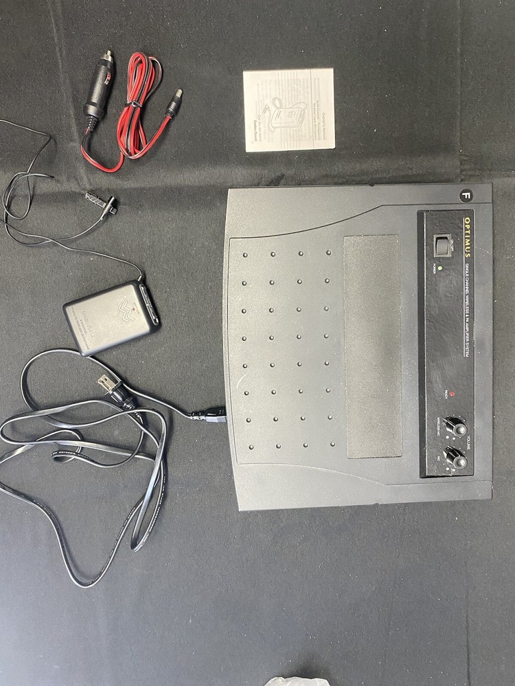 OPTIMUS WIRELESS FM PA SYSTEM. 