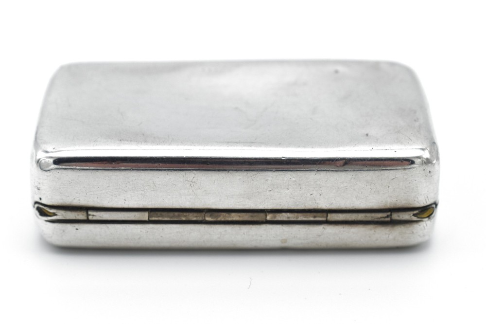 Antique Georgian Solid Silver Snuff Box1810 George III