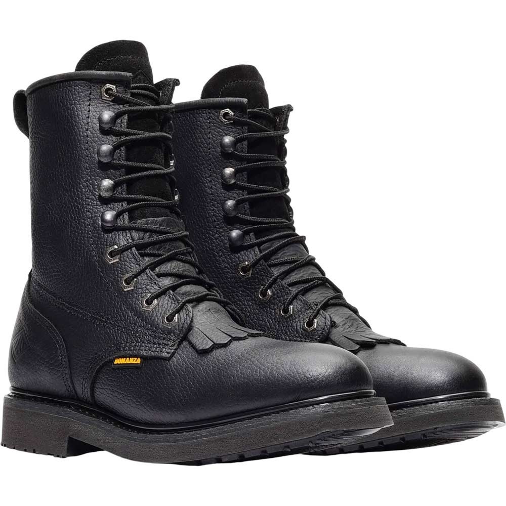 Bonanza Rancher 8” Black Work Boots