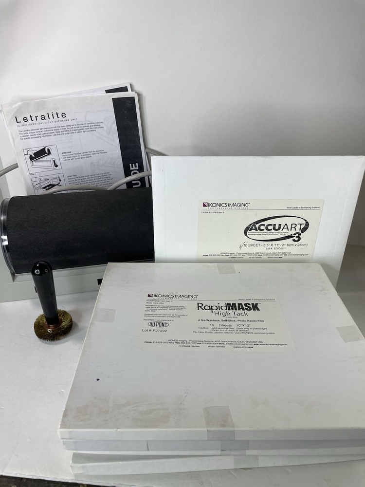 Letralite Ultraviolet Exposure Unit Model 8796 Fully Functional