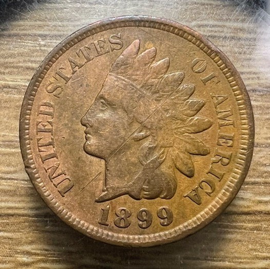 1899 Indian Head Cent - Actual Coin Shown - Free Shipping & Tracking INV#64