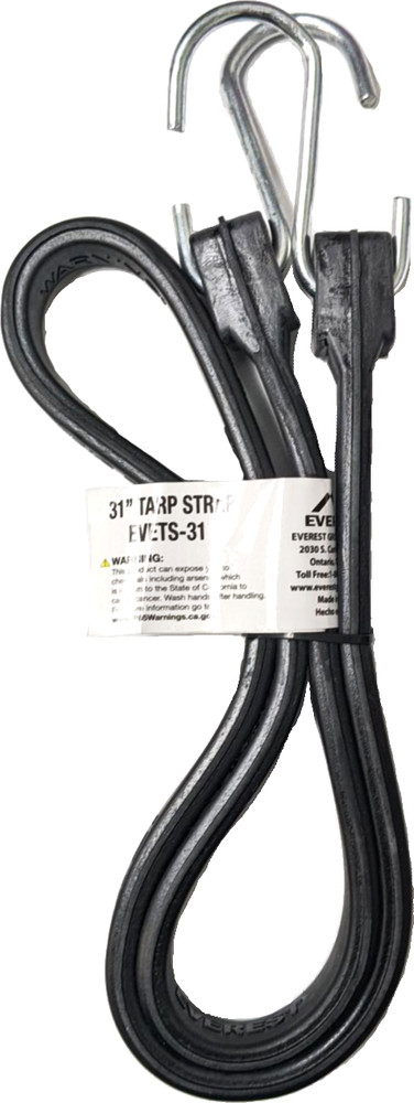 20pc 31in Rubber Tarp Straps S-Hooks