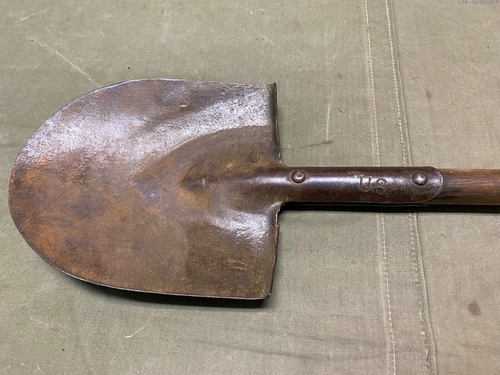 ORIGINAL WWI WWII US ARMY M1910 T-HANDLE FIELD E-TOOL ENTRENCHING SHOVEL-