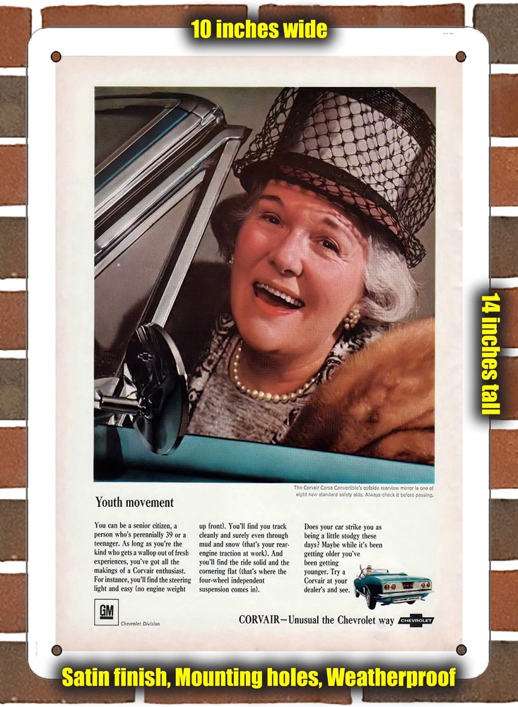 Metal Sign - 1966 Chevrolet Vintage Ad 09