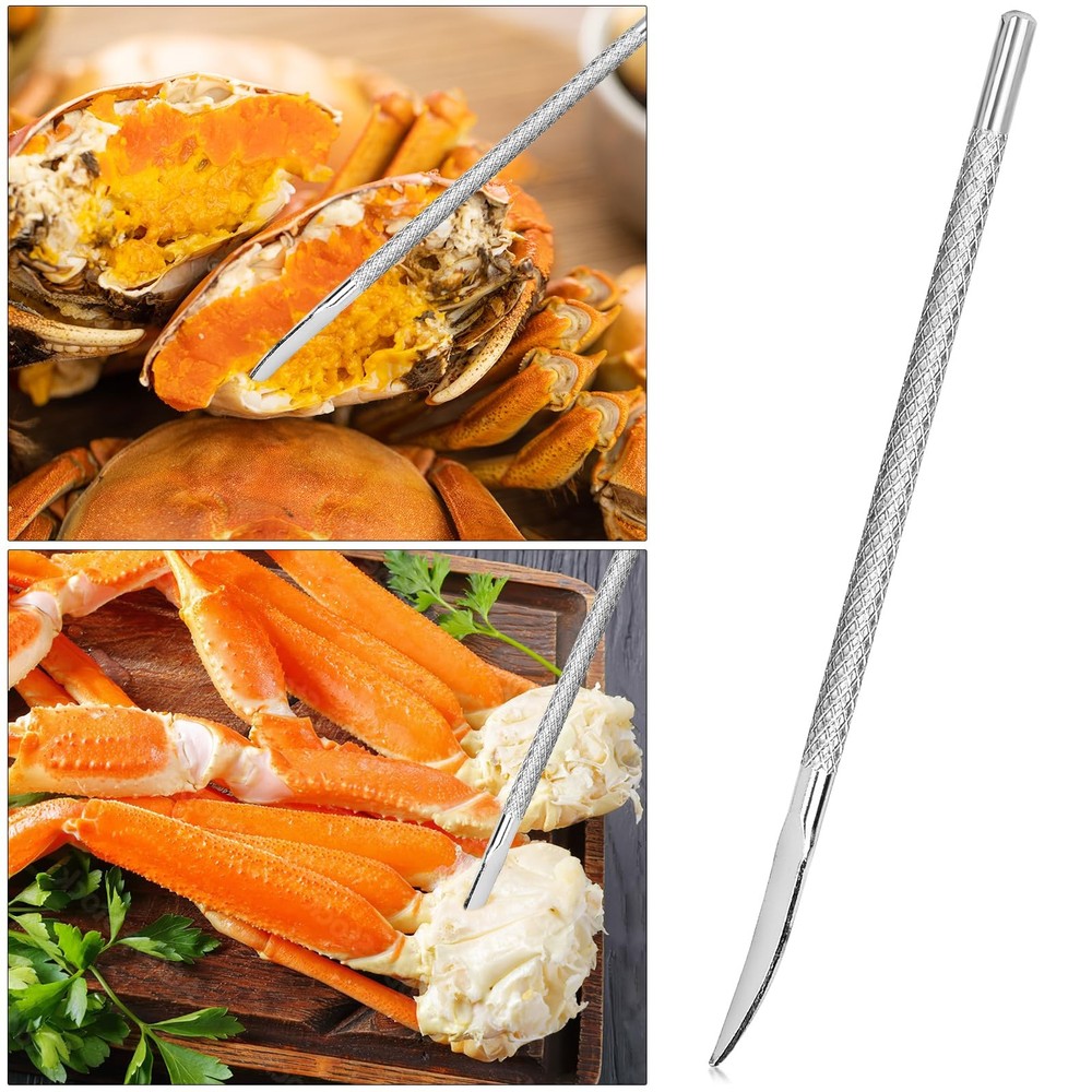 Classic Nutcracker Set Pecan Walnut Nut Cracker Tool Universal, Silver