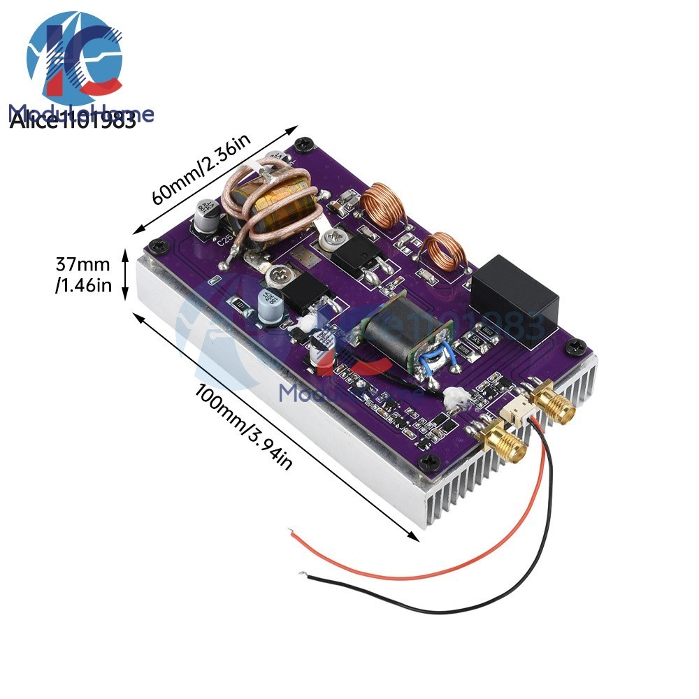 20W Portable Short Wave Amplifier Module Transceiver Automatic Converter 30MHz