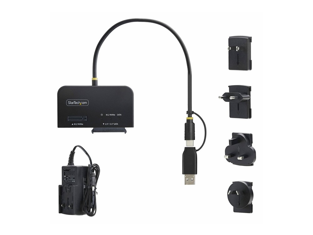 StarTechcom USB to M.2 NVMe and SATA SSD Adapter Server Accessories USB31CSAT3M2E