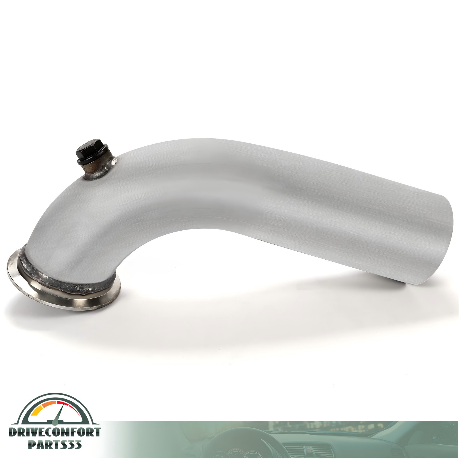 3" V-Band Adapter Down Pipe 90 Degree For Turbo HY35 HE351 409 Stainless Steel