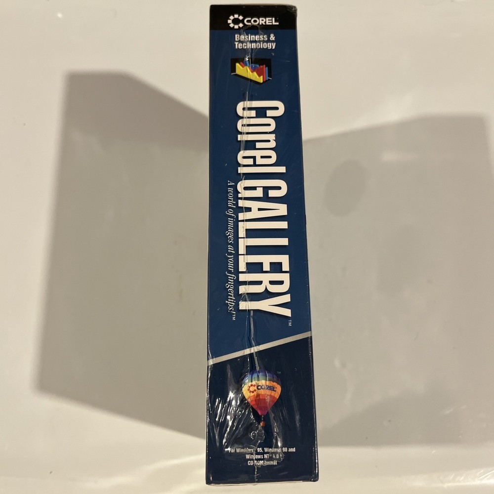 Corel Gallery Theme Pack – Business & Technology – Sealed NIB – Windows 95/98