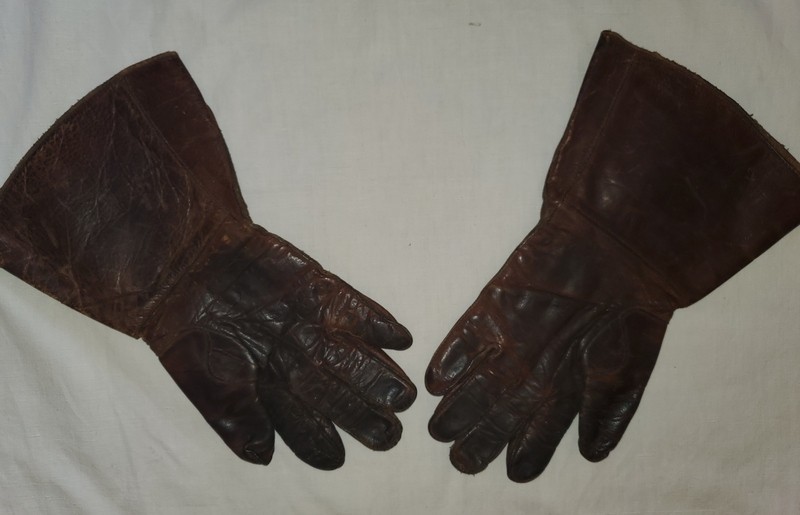 German flight pilot gloves mitten WWII Russian
