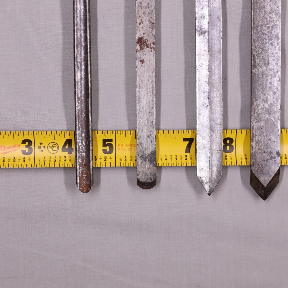 Vintage Greenlee Lathe Chisels Wood Turning Gouges – Set of 7 Woodworking Tools