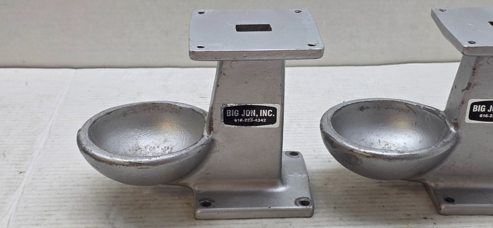 2 BIG JON DOWNRIGGER BALL HOLDER CRADLE PEDESTAL 6" RISER MOUNT BASE TOWER FISH