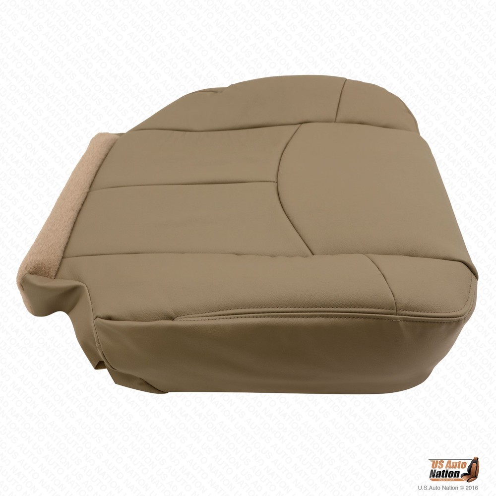 2002 Chevy Avalanche 1500 *Driver Side Bottom Replacement Leather Seat Cover TAN