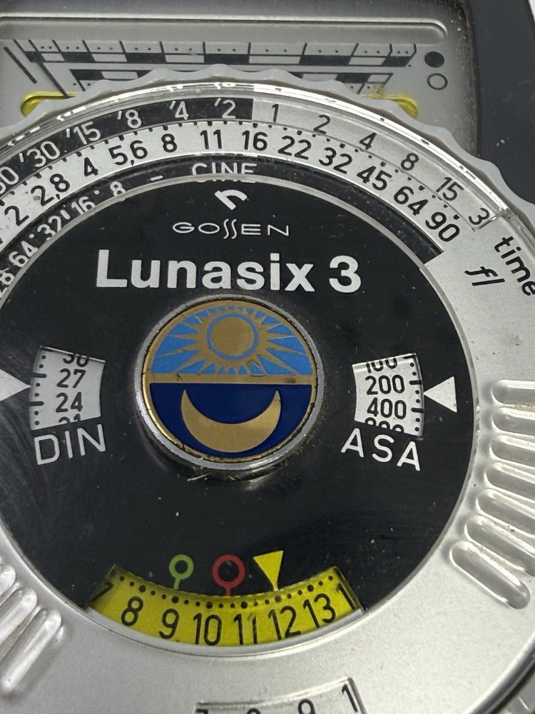 Lunasix 3 Gossen Light Meter & Case W Germany Untested Clean Battery Comp.