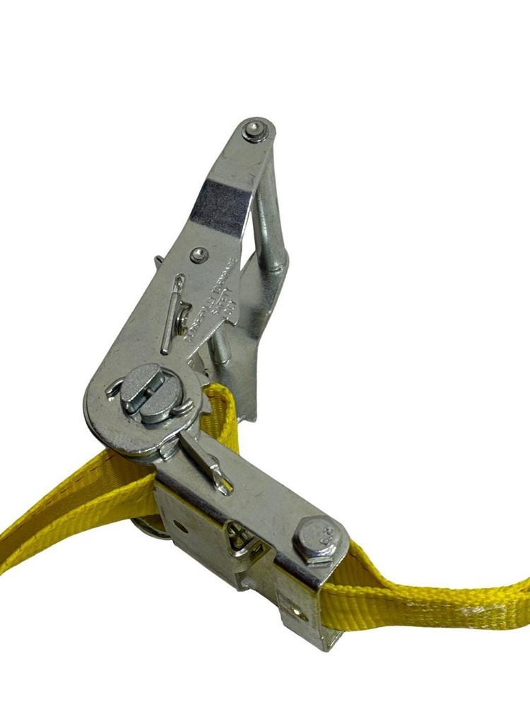 2" X 12' Yellow E-Track Ratchet Strap 4 Pack