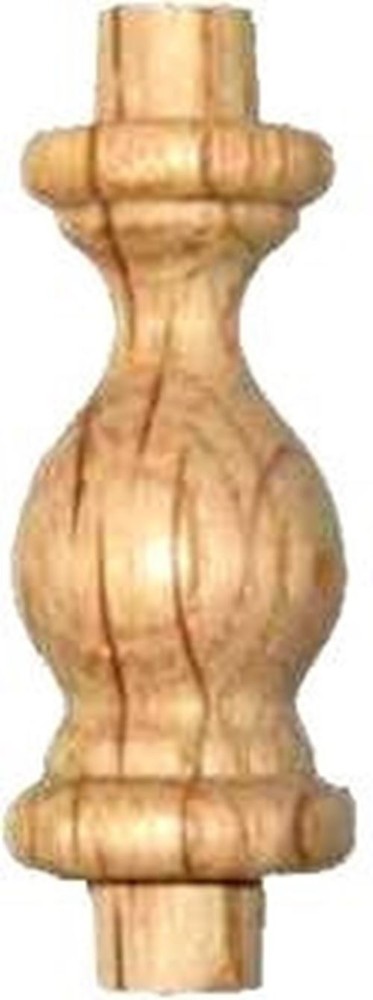 (12 Pack) Turned Oak Spindles