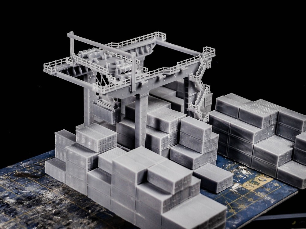 Containers Terminal terrain set
