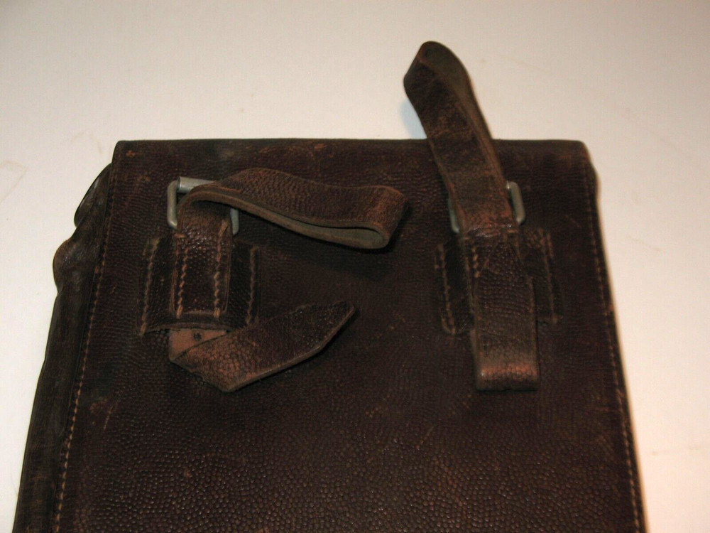 WW 11 War German Map Case Makers Name Printed Extra Nice Original Condition