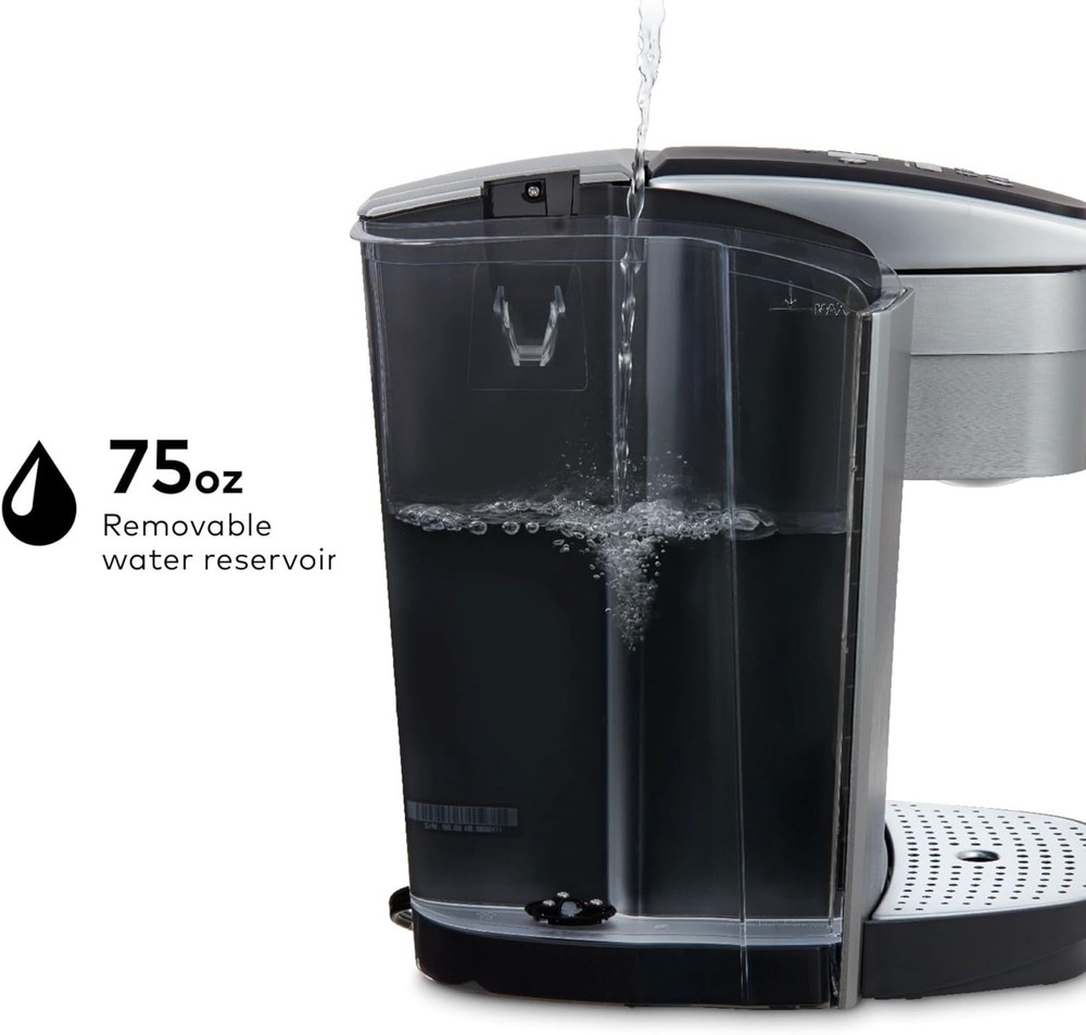 Modern Design - Temperature Control - Brushed Silver