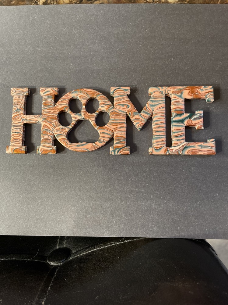 Handcrafted Home With Paw Print