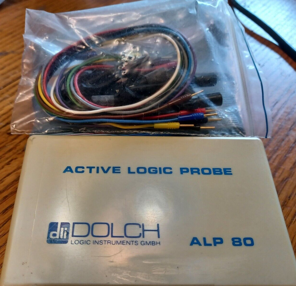 Dolch Logic Instruments (DLI) ALP 80 Active Logic Probe with Test Clips; Wires