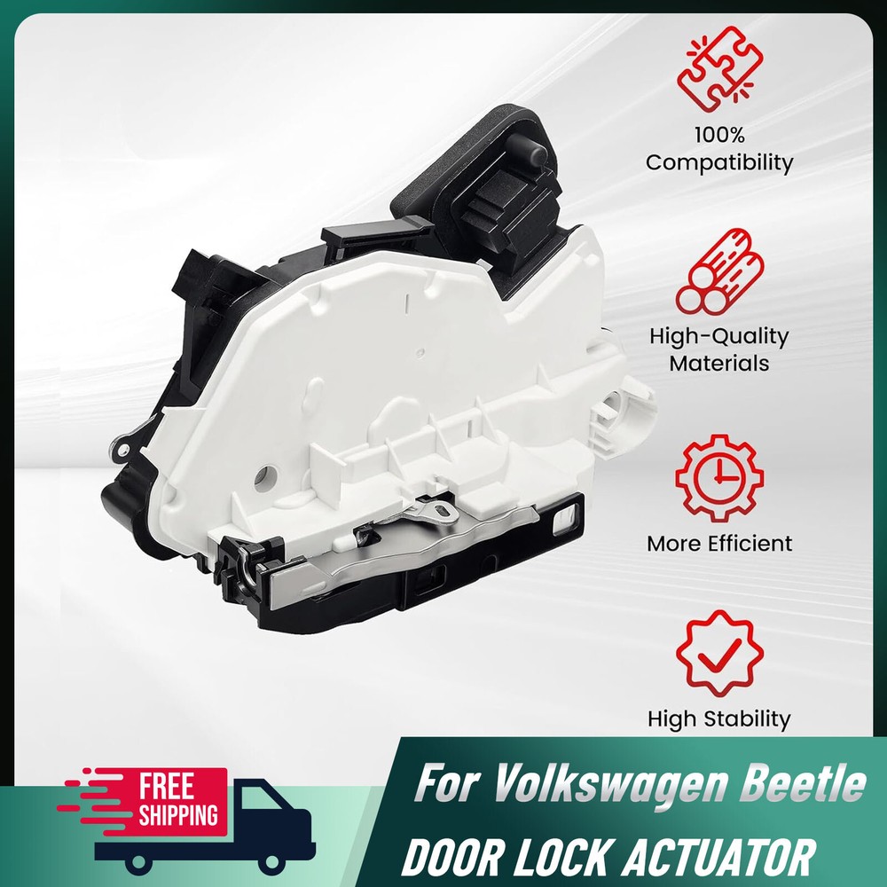 Front Left Driver Door Lock Latch Actuator For 12-17 VW Jetta Beetle Golf Passat