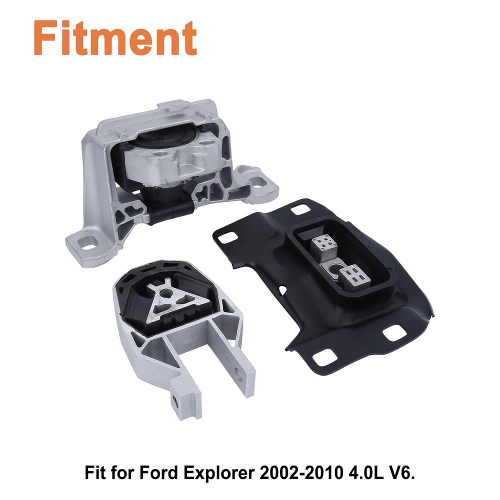 Engine and Transmission Mount (3PS). Fit for 2012-2018 Focus L4 2.0L. Replace...
