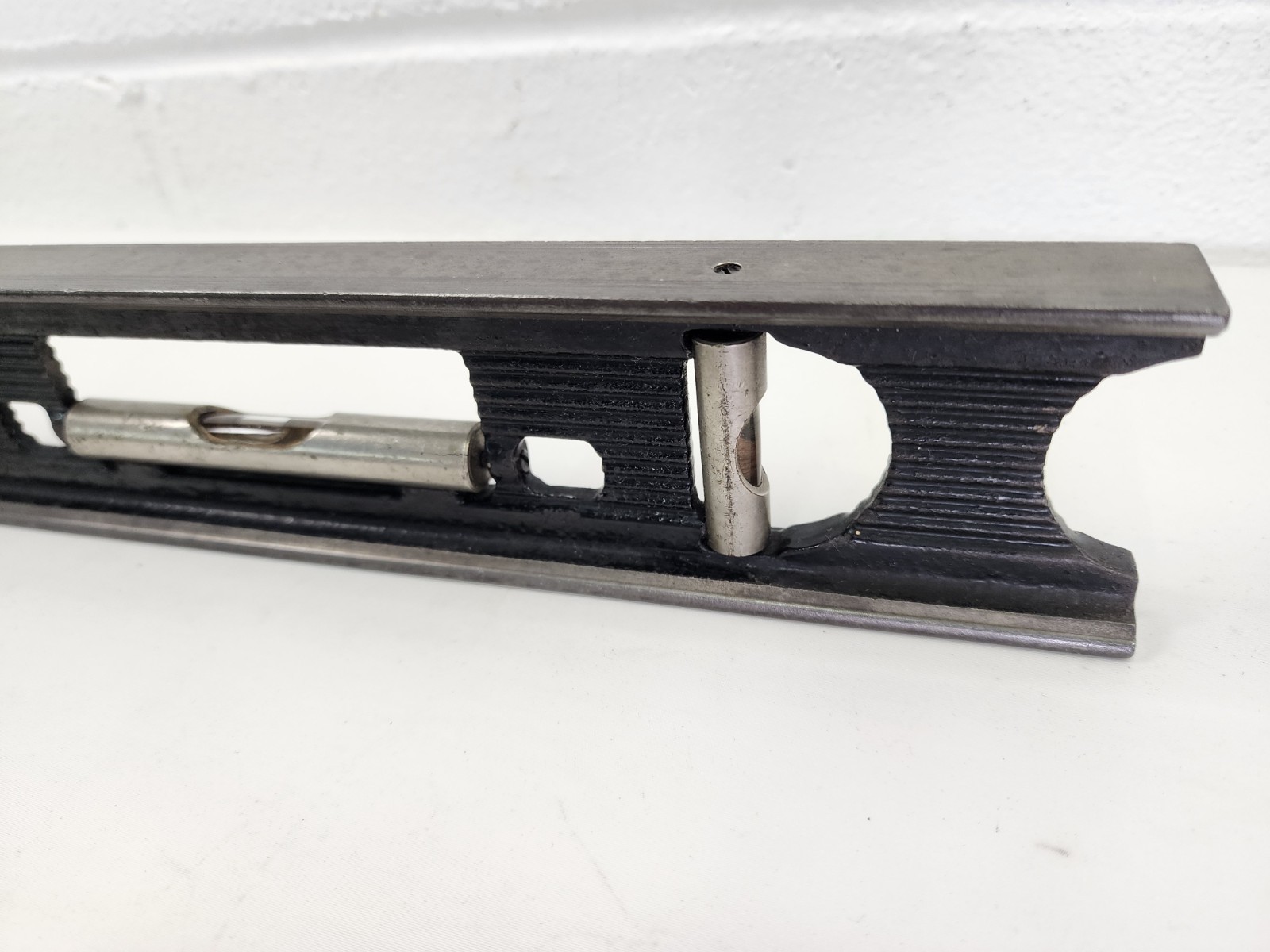 (2) Vintage Stanley No. 36 Cast Iron 12" Machinist Level