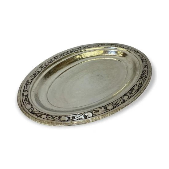 Large Solid Copper Serving Plate, Copper Kebab Iskender Plate 40 cm 15.8 in