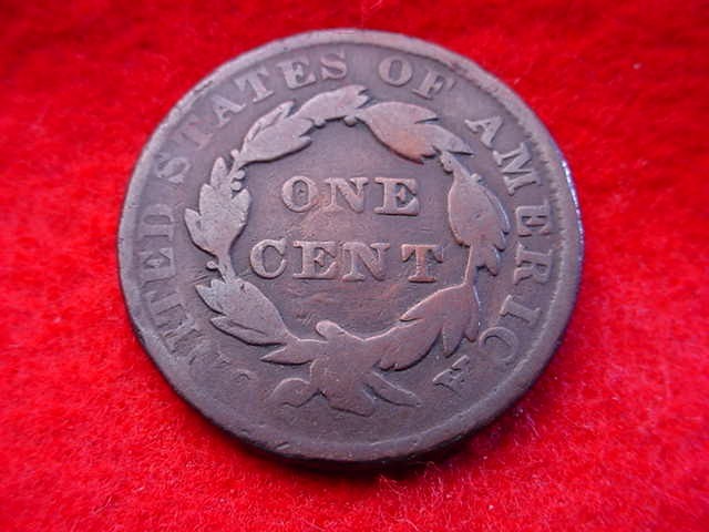 1831 CORONET HEAD LARGE CENT COPPER COIN! #T-74