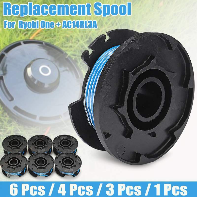 For Ryobi One+ 18/24/40V String Trimmer Line AC14RL3A .065 Spools & Caps