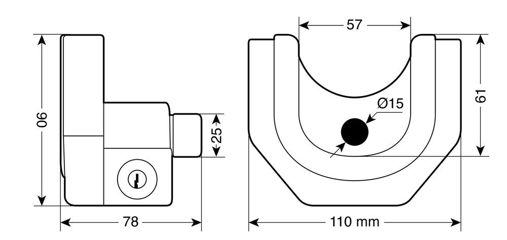 ANTI-THEFT FOR LAMP TRAILER HOOK