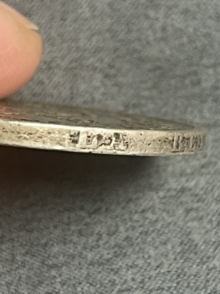 1848 BELGIUM 5 FRANCS- SILVER (#319)